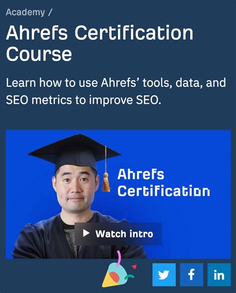 ahrefs course|Ahrefs Certification Course .